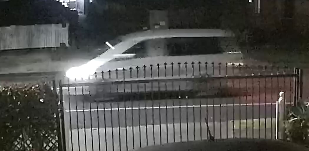 Police released images of a light-coloured vehicle as part of their investigation of an incident where a man who fell from a moving vehicle in Māngere.