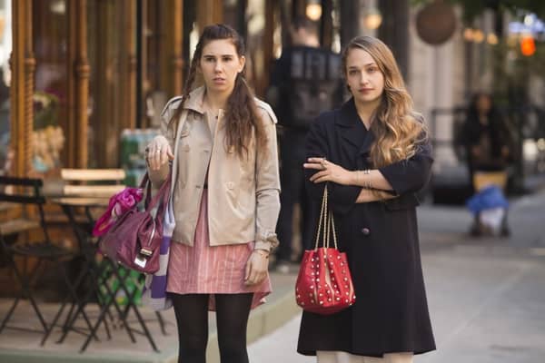 Zosia Mamet and Jemima Kirke in Girls (2012).