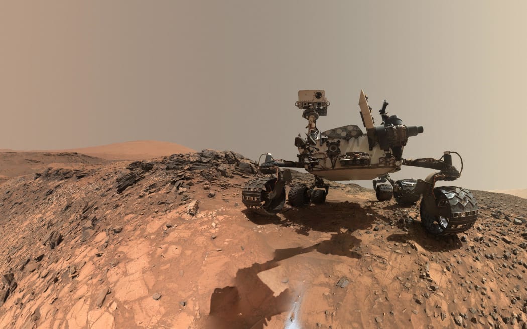 NASA's Curiosity rover vehicle took this 'selfie' in 2018.