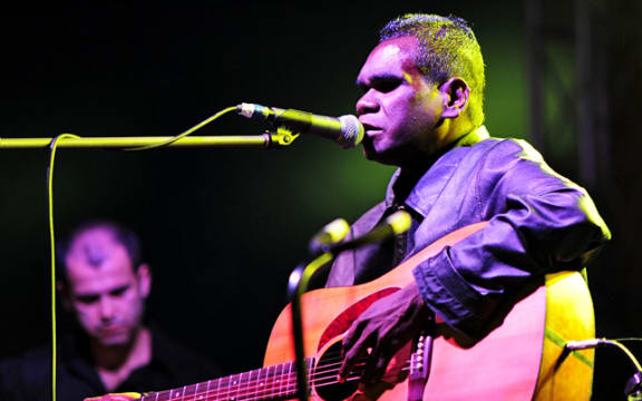 Gurrumul Yunupingu at Fremantle Park 2011