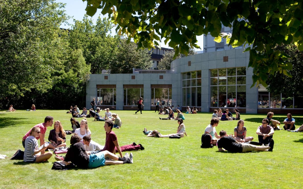 The University of Canterbury campus