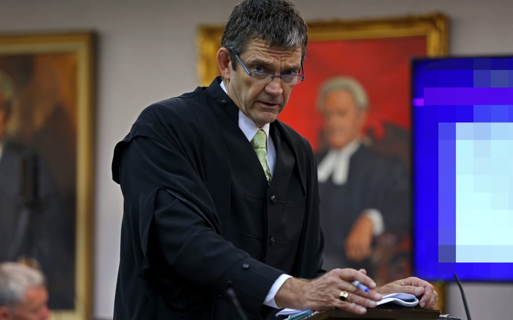 Lead prosecutor Philip Morgan, QC at the Mark Lundy trial.
