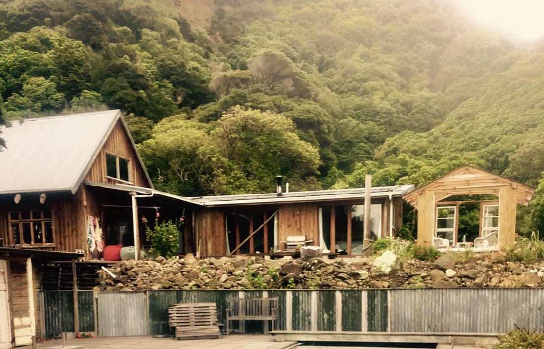 The Lidgards spent 20 years building their house at Ohau Point