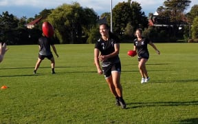 Latisha Trigwell-Achmad of the NZ Kahu team.