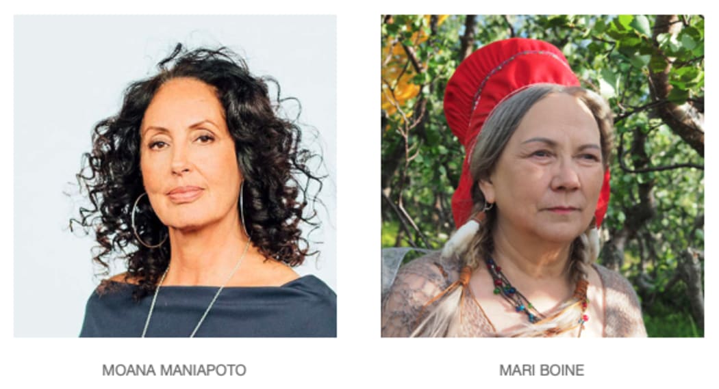 Moana Maniapoto and Mari Boine