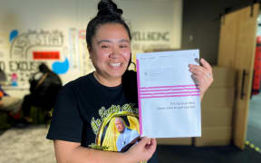 Kim completing the census for the first time at Buttabean HQ in Manukau.
