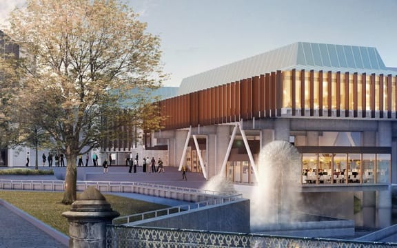 Warren and Mahoney designed Christchurch Town Hall