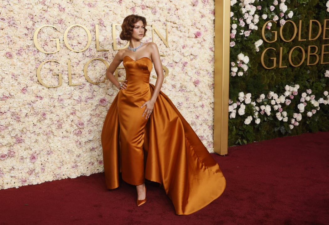 US actress, singer Zendaya arrives for the 82nd annual Golden Globe Awards at the Beverly Hilton hotel in Beverly Hills, California, on January 5, 2025.