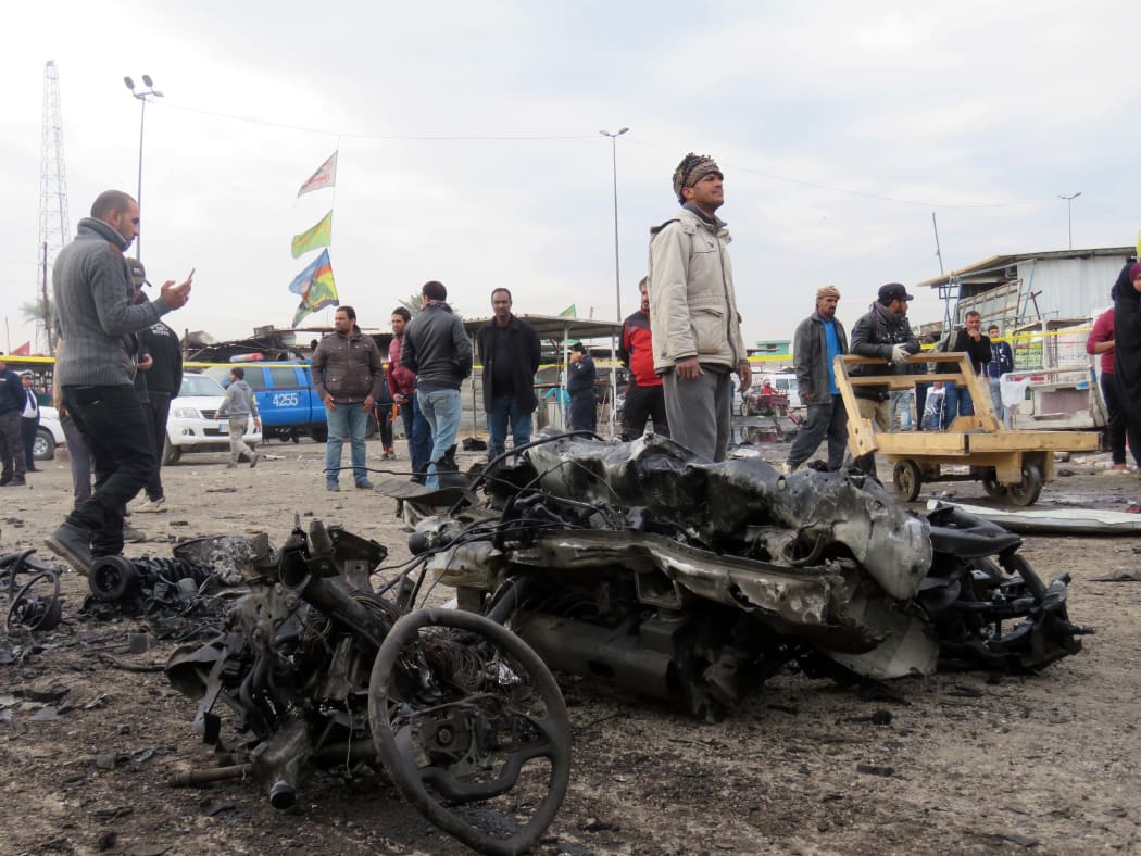 A car bomb in Baghdad killed 35 people and injured 61 others.