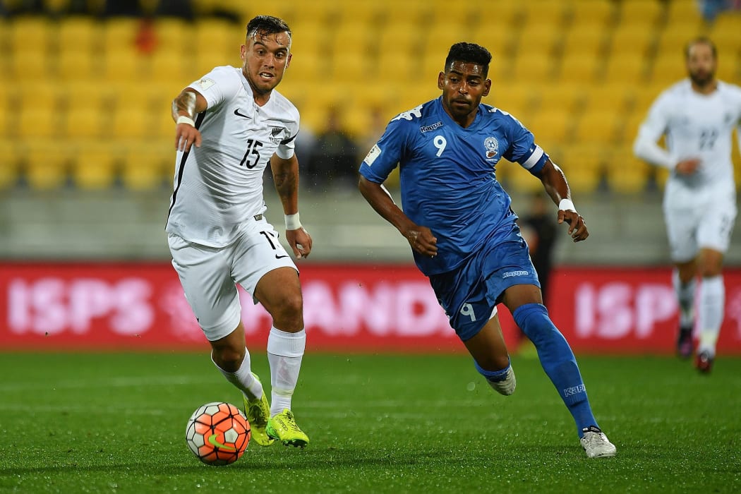 Roy Krishna playing for Fiji against New Zealand in 2017.