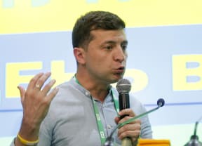 Ukrainian President Volodymyr Zelensky.