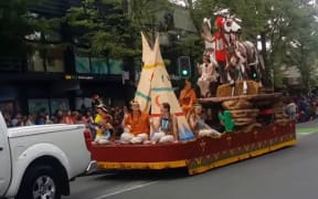 The Native American float which featured in the 2015 parade.