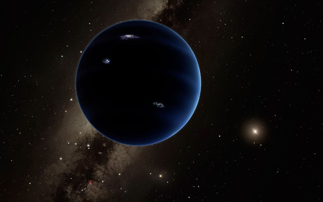 An artist's rendition of Planet Nine.