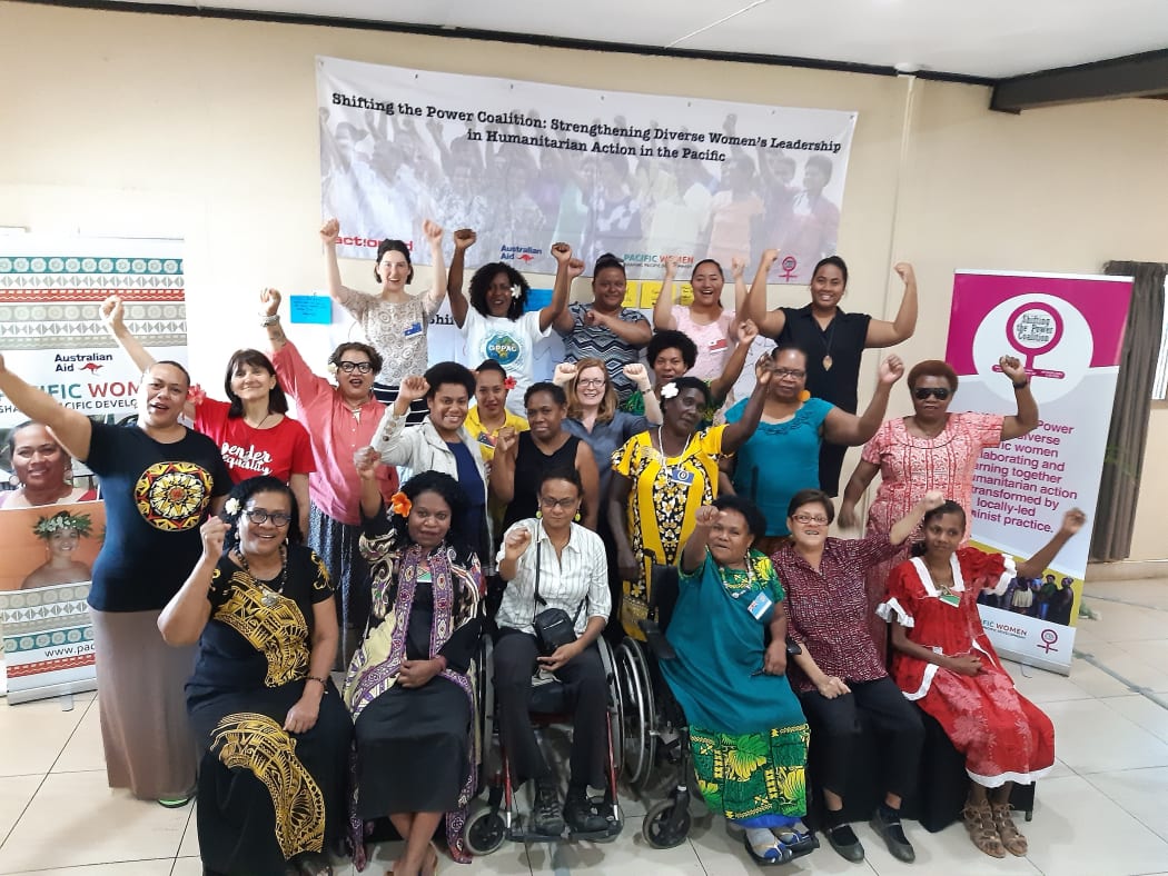 Pacific women show solidarity.