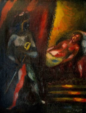 Orthello and Desdemona by Marc Chagall