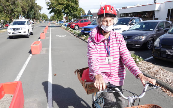 Cyclist Colleen O'Byrne