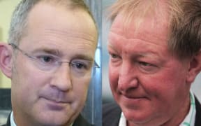 Labour MP Phil Twyford (L) and Housing Minister Nick Smith (R)