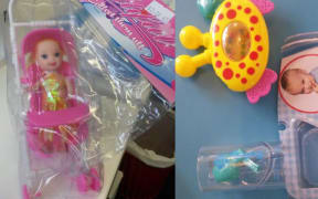 The Mega Import toys that were found to be unsafe by the Commerce Commission.
