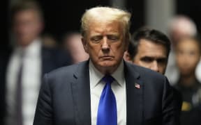 NEW YORK, NEW YORK - MAY 30: Former U.S. President Donald Trump leaves Manhattan Criminal Court after being found guilty in his hush money trial on May 30, 2024 in New York City. The former president was found guilty on all 34 felony counts of falsifying business records in the first of his criminal cases to go to trial. Trump has now become the first former U.S. president to be convicted of felony crimes.   Seth Wenig-Pool/Getty Images/AFP (Photo by POOL / GETTY IMAGES NORTH AMERICA / Getty Images via AFP)