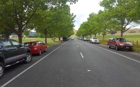 The new track has proved popular with locals. About 30 cars were counted parked at the base yesterday.