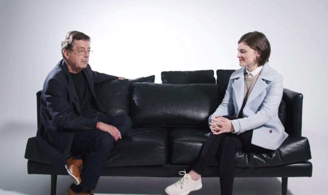 Climate sceptic Leighton Smith discusses the issue with Green candidate Chloe Swarbrick in an series called 'Convince Leighton'