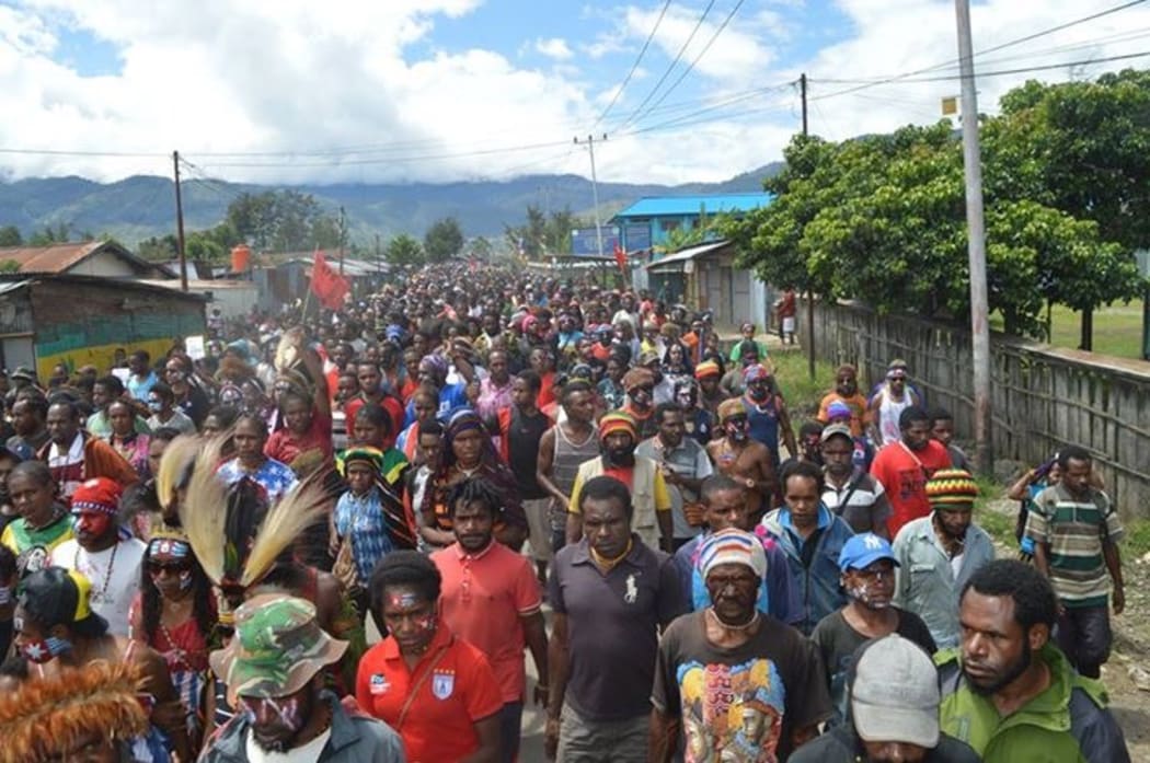 Over 500 people were reportedly arrested from West Papua demonstrations in Indonesia, December 2016.