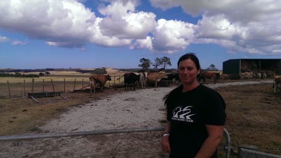 DairyNZ adviser Kylie  Harnett at her Northland farm.