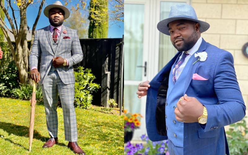 Stephen Mwaba first started dressing up when his family put on their Sunday best for church.