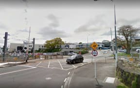 The train powerlines at the intersection of Boston Road and Normanby Road were brought down by a truck on the road.