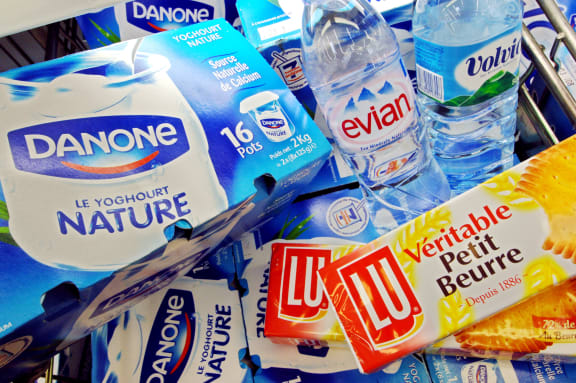 Danone products.