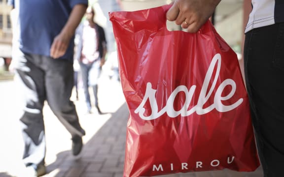 Christmas shopping in Wellington.