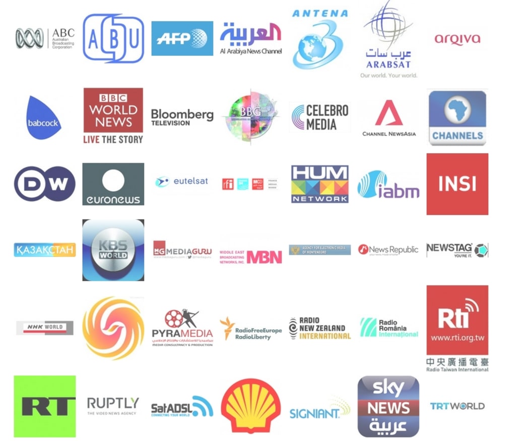 Members of the Association of International Broadcasters.
