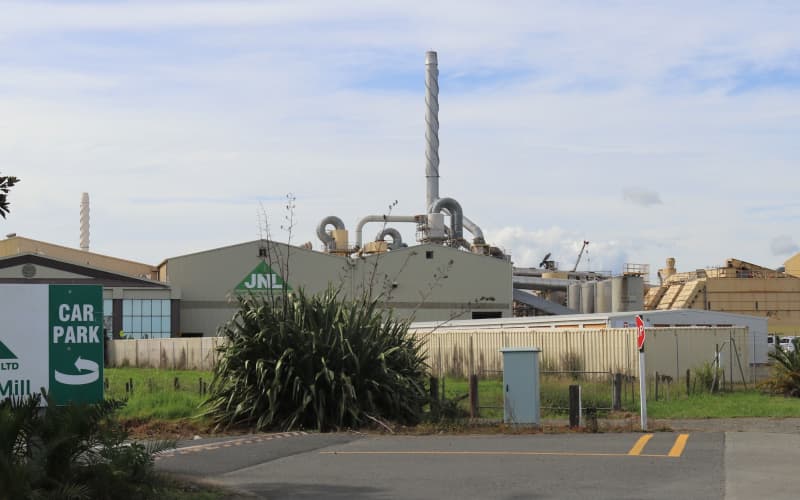 Juken New Zealand’s Northland Mill, on Whangatane Drive on the northern fringe of Kaitāia.