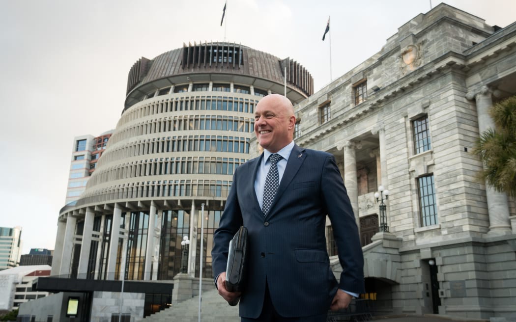 National Party leader Christopher Luxon.