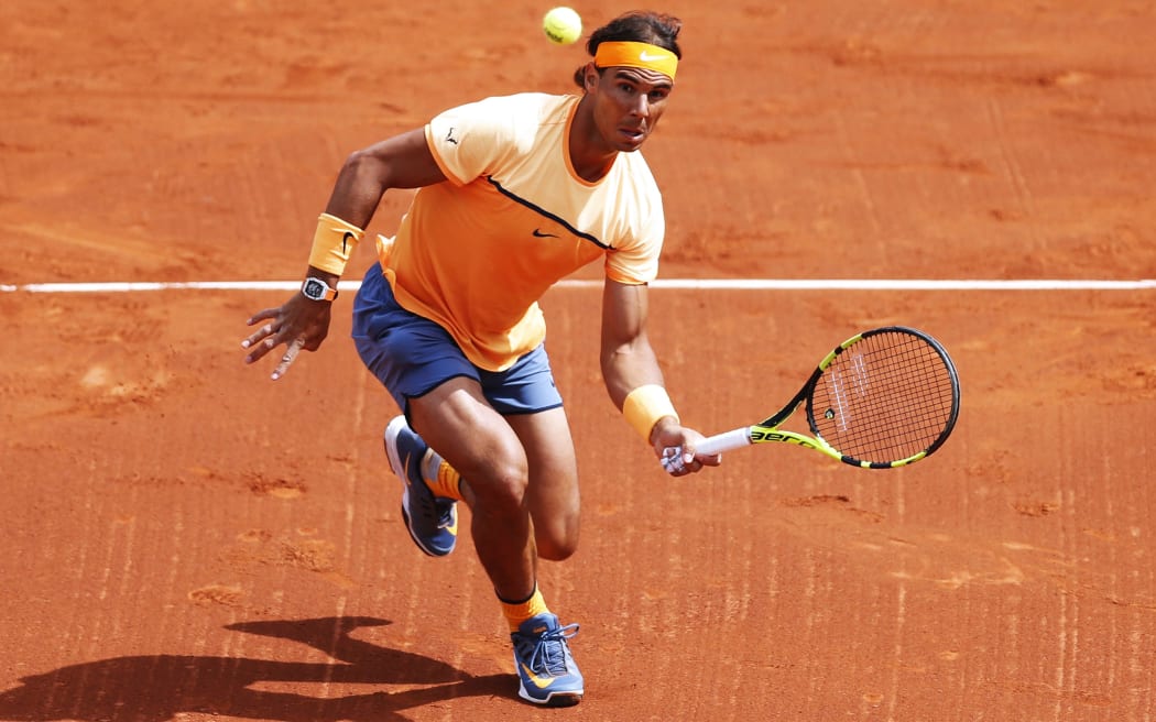 Rafael Nadal at the Real Club de Tenis in Barcelona.