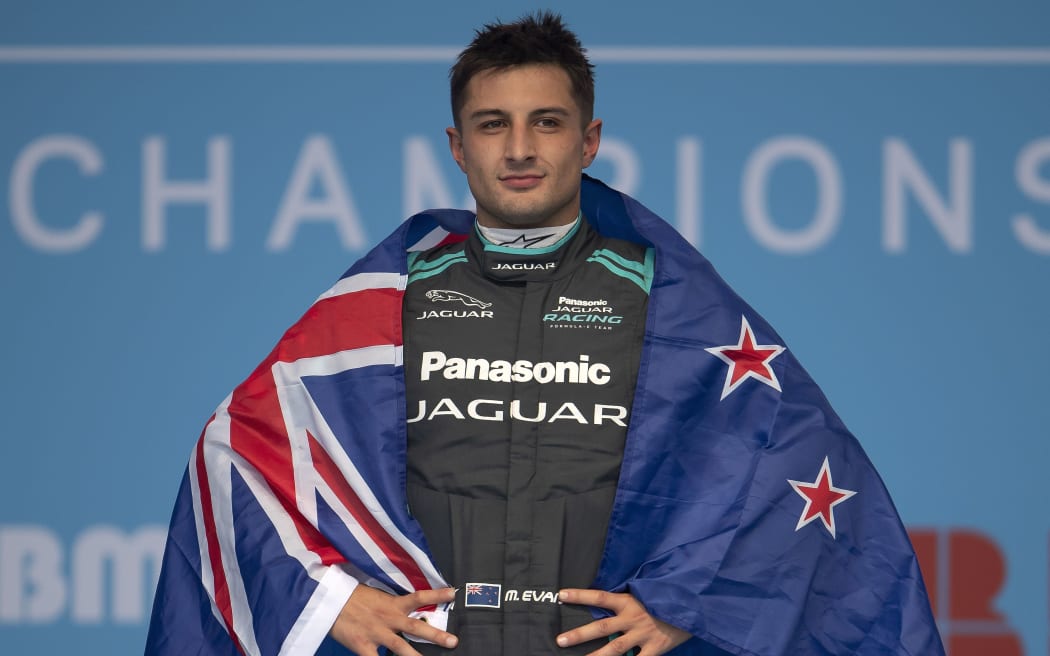 New Zealand Formula E driver Mitch Evans. Jaguar Racing.