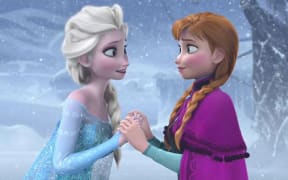 Elsa of Arendelle and Anna of Arendelle from the 2013 Disney film Frozen