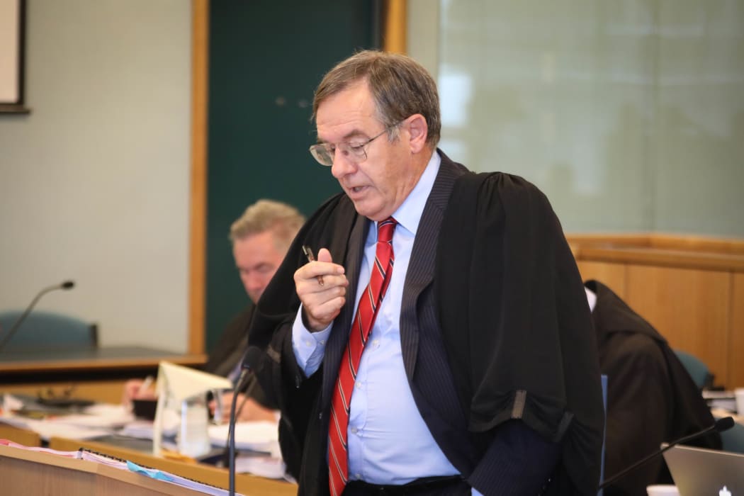 Brian Henry questioning Anne Tolley on day four of Winston Peters' superannuation case.
