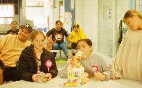 Kids taking part in the Te Huarahi Hou programme.