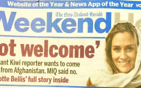 Charlotte Bellis's story makes a big splash i the Weekend Herald