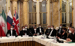 Representatives from Iran (left), and the UK (right), before the suspension of talks in Vienna aimed at reviving the Iran Nuclear deal.