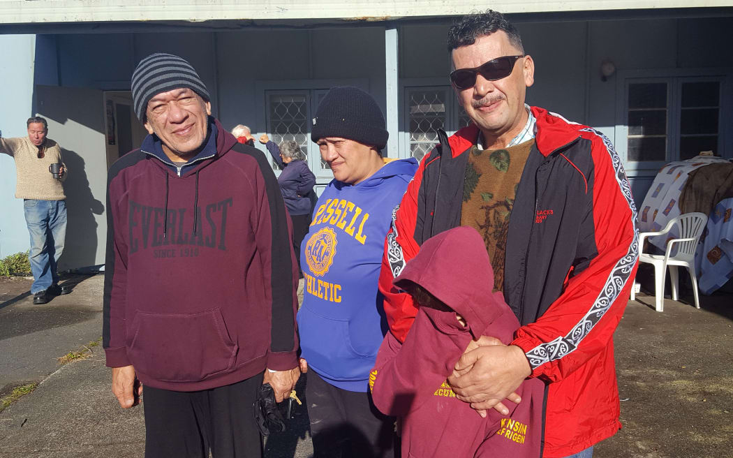 Kaumatua Taipari Munro and Fred Tito  carried out the blessing of the old army barracks this morning