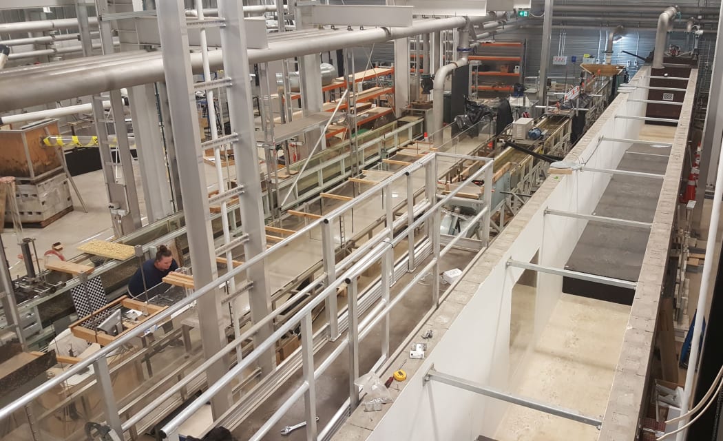 The Water Engineering Laboratory at the University of Auckland contains a number of flumes, including one that is 40 metres long.
