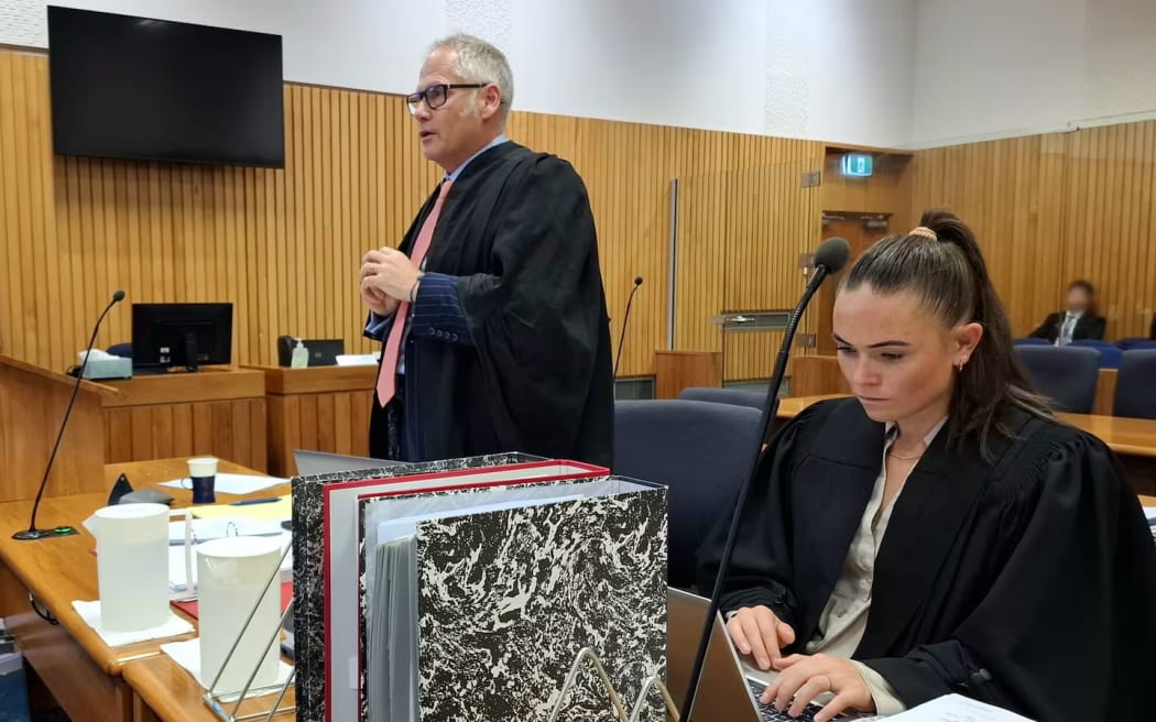 Prosecutors Ian Murray (left) and Camille Houia are leading the Crown case in a manslaughter trial in the High Court at Rotorua.