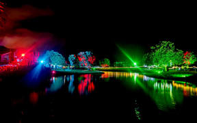 A walkway along a stormwater reserve in Pāpāmoa will be the site of a big light show on Friday night to celebrate Matariki.