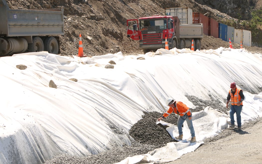 Workers are racing against the clock to get the highway ready.