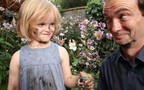 David Bond and his daughter