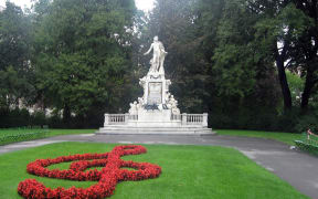The Mozart memorial in Vienna