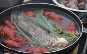 Kora, pikopiko and customary trout. Ka pai!