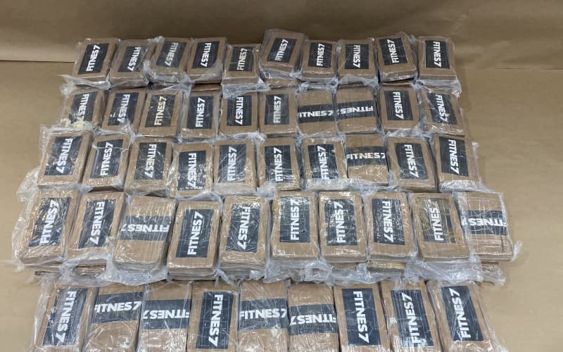 The operation resulted in the seizure of 140 kilograms of cocaine at the Ports of Auckland yesterday.